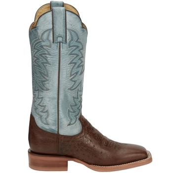 Justin Boots | Ralston Smooth Ostrich Square Toe Cowboy Boots商品图片,9折×额外9折, 额外九折