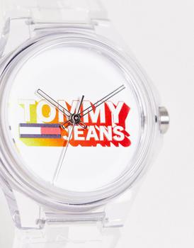 推荐Tommy Jeans silicone watch in white 1720027商品