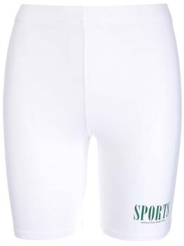Sporty & Rich | Sporty & Rich Logo Printed Biker Shorts商品图片,8.1折