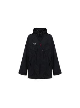巴黎世家外套真假, Balenciaga | Balenciaga Men's Black Other Materials Coat商品图片 