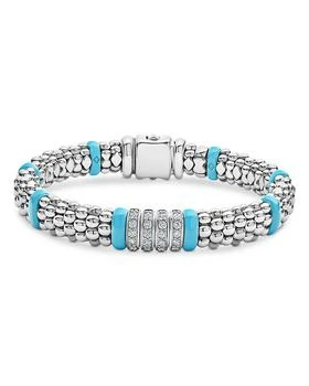 LAGOS | Blue Caviar & Diamond Sterling Silver Bracelet,商家Bloomingdale's,价格¥14009