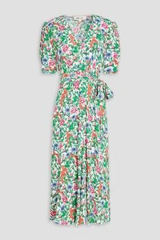 DIANE VON FURSTENBERG Sammie belted floral-print crepe midi dress