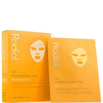 推荐Rodial Vitamin C Cellulose Sheet Masks (Pack of 4, Worth $72)商品