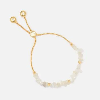 Joma Jewellery | Joma Jewellery Manifestones White Jade Luck & Prosperity Gold-Plated Bracelet,商家The Hut,价格¥173