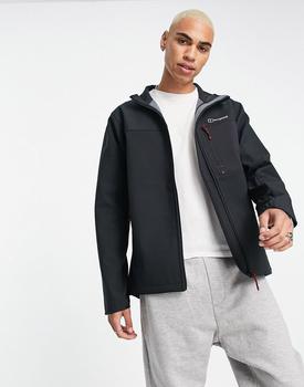 推荐Berghaus Ghlas softshell jacket in black商品