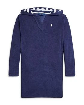 Ralph Lauren | Girls' Hooded Terry Cover-Up - Little Kid, Big Kid,商家Bloomingdale's,价格¥421