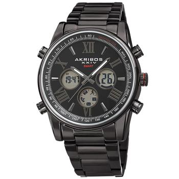 商品Akribos XXIV | Quartz Black Dial Men's Smart Watch AK1095BK,商家Jomashop,价格¥518图片