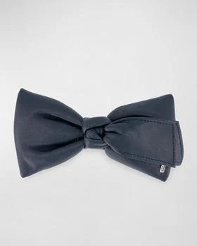 Alexandre de Paris | Leather Bow Barrette 满$300享8.5折, 满折