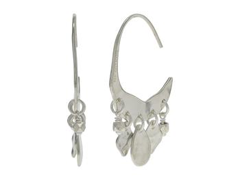 Chan Luu, Chan Luu | Silver Crescent Hoop Earrings with Charm Detail商品图片 9.5折