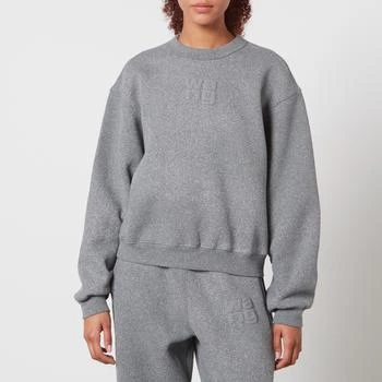 Alexander Wang | Alexander Wang Essential Glittered Cotton-Blend Sweatshirt 