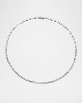 Cassidy Diamonds | 18K White Gold Half Way Around Diamond Tennis Necklace, 2.50tcw,商家Neiman Marcus,价格¥65610