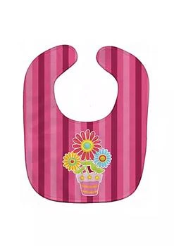 Carolines Treasures | BB9057BIB Flower Pot Pink Baby Bib,商家Belk,价格¥126