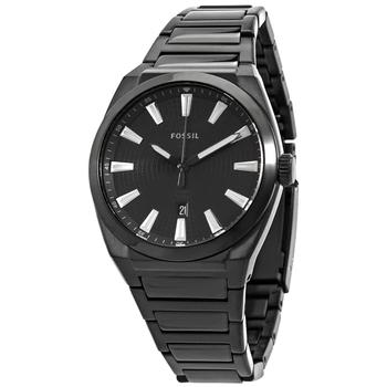 Fossil | Fossil Everett Quartz Black Dial Mens Watch FS5824商品图片,5.4折