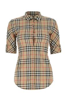 burberry短袖, Burberry | Burberry Vintage Check Pattern Short Sleeved Shirt商品图片 8.8折