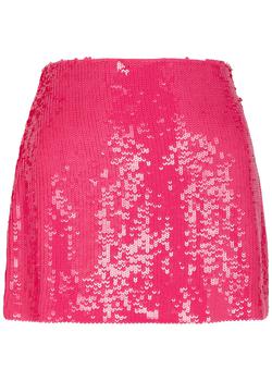Alice + Olivia | Rubi sequin mini skirt商品图片,额外7.5折, 额外七五折