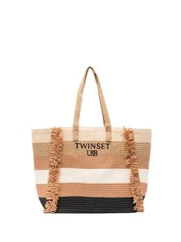 TWINSET | Twin Set Striped Tote Bag 