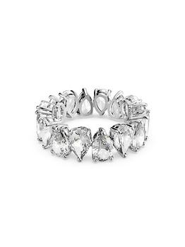 商品Swarovski | Vittore Rhodium-Plated & Crystal Ring,商家Saks Fifth Avenue,价格¥1324图片