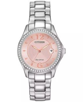 Citizen | Women's Eco-Drive Stainless Steel Bracelet Watch 29mm FE1140-86X,商家Macy's,价格¥1658