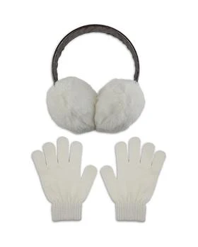 Capelli | Girls' Faux Fur Earmuffs & Gloves Set,商家Bloomingdale's,价格¥90