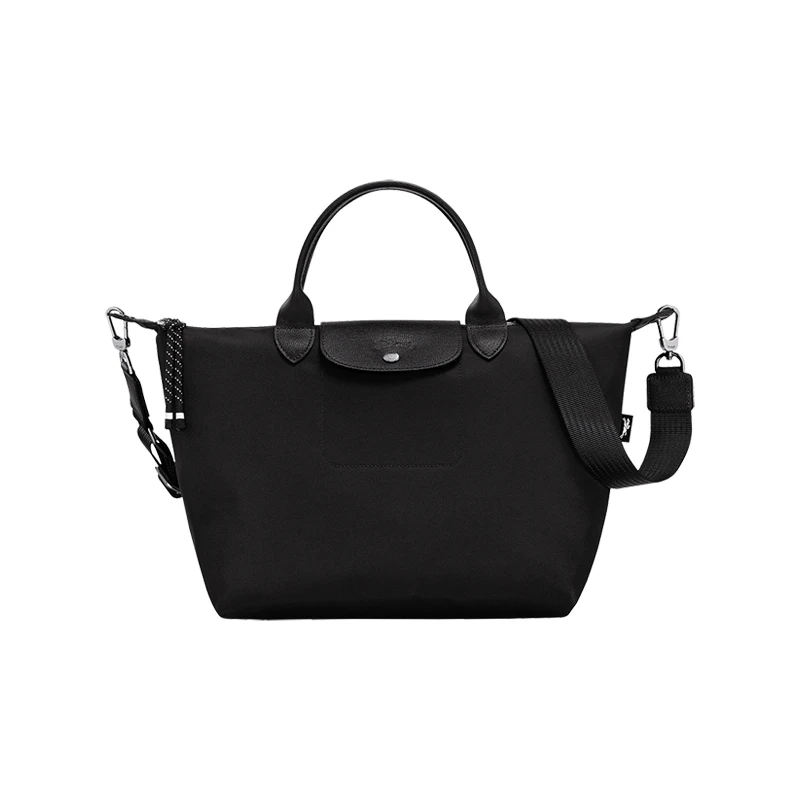 Longchamp | 珑骧 男士黑色再生聚酰胺帆布大号手提包,商家VP FRANCE,价格¥2174