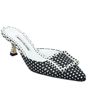 Manolo Blahnik, Manolo Blahnik | Manolo Blahnik Maysale 50 Canvas Pump商品图片 5.6折
