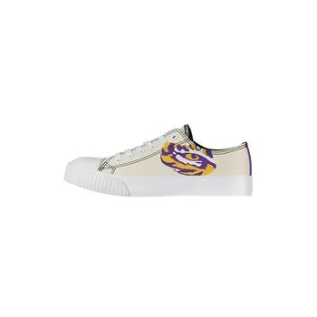 FOCO | Women's Cream LSU Tigers Low Top Canvas Shoes,商家Macy's,价格¥443