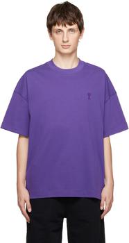 AMI | Purple Ami de Cœur T-Shirt商品图片,3.3折