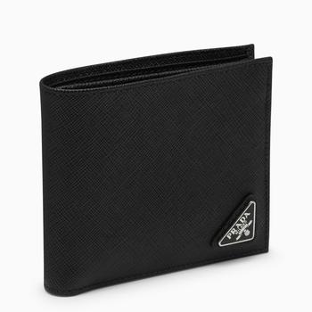 商品Prada | Black Saffiano leather wallet with coin holder,商家The Double F,价格¥4199图片