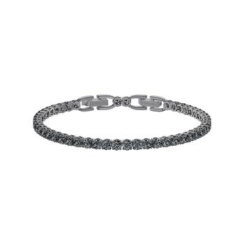施华洛世奇手链直邮, Swarovski | Tennis Deluxe Round Cut Ruthenium Plated Bracelet商品图片 