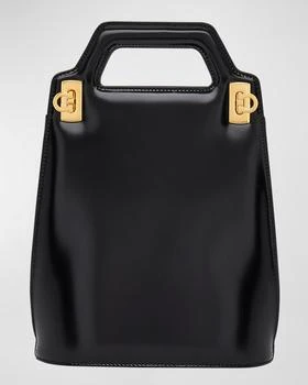 推荐Wanda Gancini Leather Top-Handle Bag商品