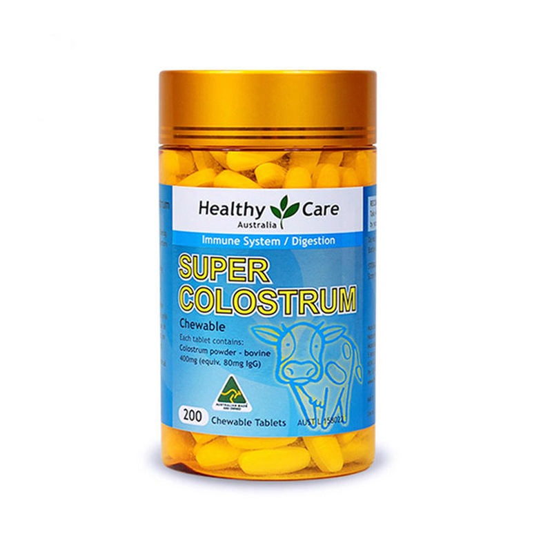 Healthy Care | Healthy Care 超级牛初乳咀嚼片 200s新旧包装随机发*2商品图片,额外8折, 包邮包税, 额外八折