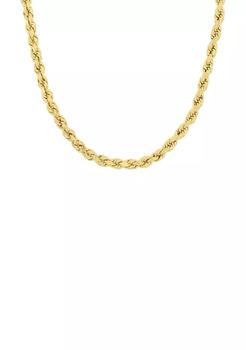 商品18 Inch Rope Chain Necklace in 10K Yellow Gold图片
