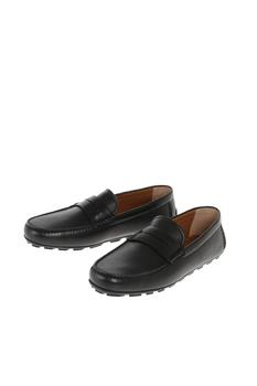 zegna鞋正品, Zegna | Ermenegildo Zegna Men's  Black Other Materials Loafers商品图片 