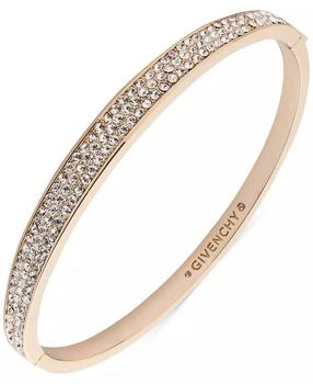 Givenchy | Gold-Tone Pavé Crystal Bangle Bracelet,商家Macy's,价格¥306