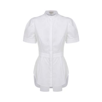 亚历山大·王鞋子, Alexander McQueen | ALEXANDER MCQUEEN 亚历山大·麦昆 女士白色棉质T恤 645758-QAAAD-9000商品图片 满$100享9.5折, 满折