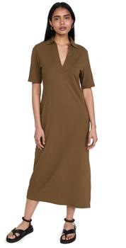 vince dress, Vince | Vince Elbow Sleeve Polo Dress商品图片 5折
