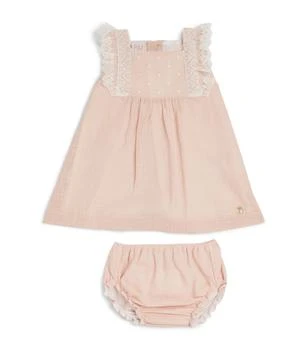 推荐Lace-Trim Dress and Bloomers Set (1-24 Months)商品