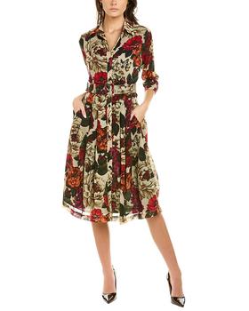 samantha sung, SAMANTHA SUNG | Samantha Sung Audrey D 3 Wool Shirtdress商品图片 3.5折