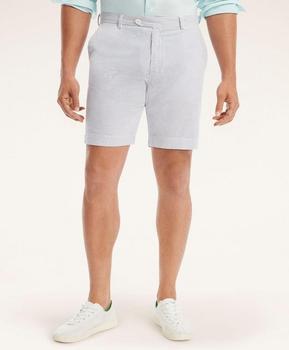 Brooks Brothers | Big & Tall Cotton Seersucker Stripe Shorts商品图片,4.2折