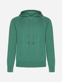 DRUMOHR | Merino wool hooded sweater商品图片,额外8折, 额外八折