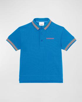 推荐Boy's Christo Icon Stripe Polo Shirt, Size 3-14商品