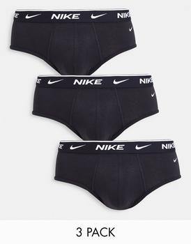 商品NIKE | Nike 3 pack cotton stretch briefs in black,商家ASOS,价格¥294图片