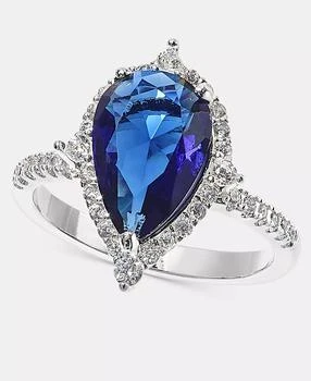 Charter Club | Pavé & Pear-Shape Color Crystal Ring, Exclusively at Macy's,商家Macy's,价格¥117
