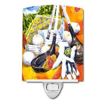 商品Caroline's Treasures | Golf Clubs, Ball and Glove Ceramic Night Light,商家Verishop,价格¥207图片