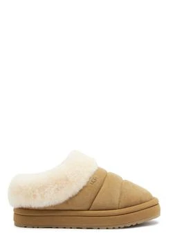 UGG | KIDS Tazzlita shearling-trimmed suede slippers (IT31-IT38) 独家减免邮费