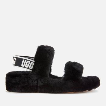 加拿大ugg拖鞋, UGG | UGG Women's Oh Yeah Slippers - Black商品图片 6折