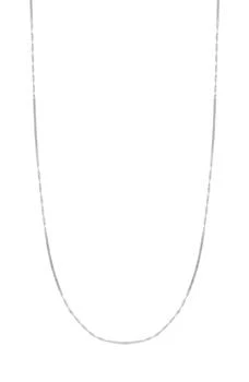 Bony Levy | 14K White Gold Twisted Station Chain Necklace,商家Nordstrom Rack,价格¥941