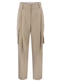 Brunello Cucinelli | Brunello Cucinelli Cargo Tailored Trousers 6.7折起