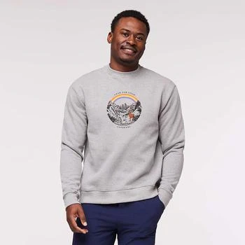 Cotopaxi | Cotopaxi Men's Traveling Llama Organic Crew Sweatshirt 7.4折