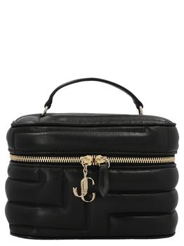 拉杆箱亚历山大·王, Jimmy Choo | Jimmy Choo Logo Charm Quilted Vanity Case商品图片 